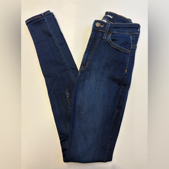Fashion Nova High waisted dark wash skinny denim jeans women's size 3/XS - Picture 2 of 13